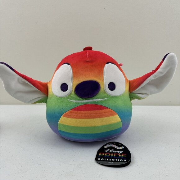 Kellytoy Other - Disney Pride Collection Stitch Squishmallow 8" PRIDE Rainbow Plush Toy